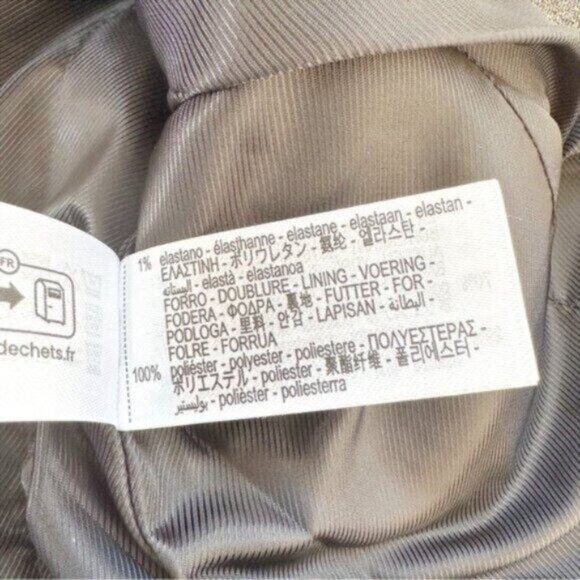 Zara Metal Button Gray Semi Cropped Blazer Size XS - Picture 10 of 12